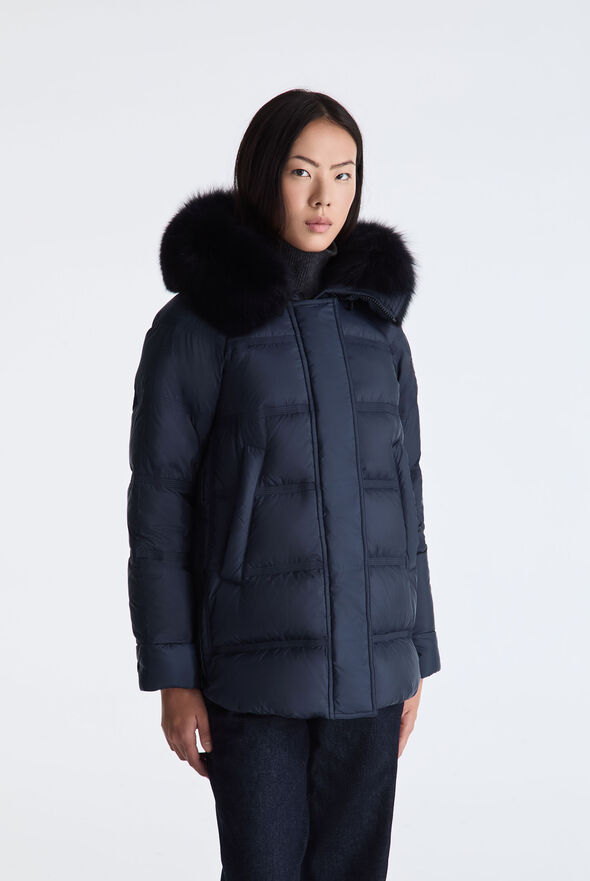 Puffer Jacket with Fur Edging  Peuterey - medium