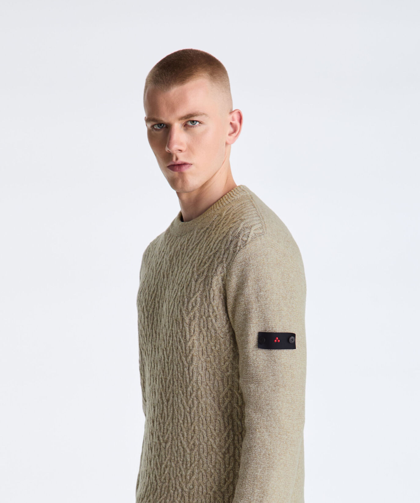 Moulin&egrave; Wool Cable Knit Sweater  Peuterey - large