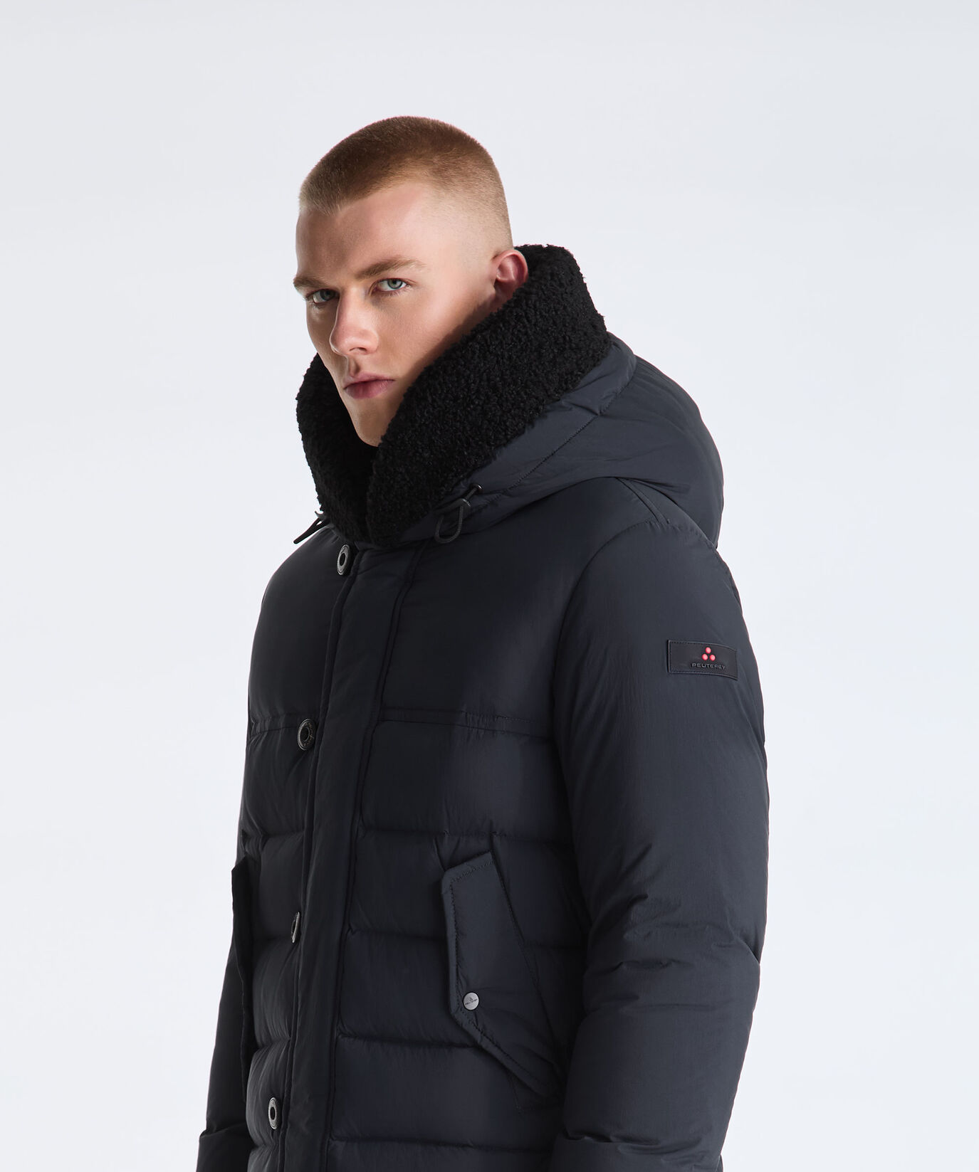 Long Down Jacket with Irregular Quilting  Peuterey - large