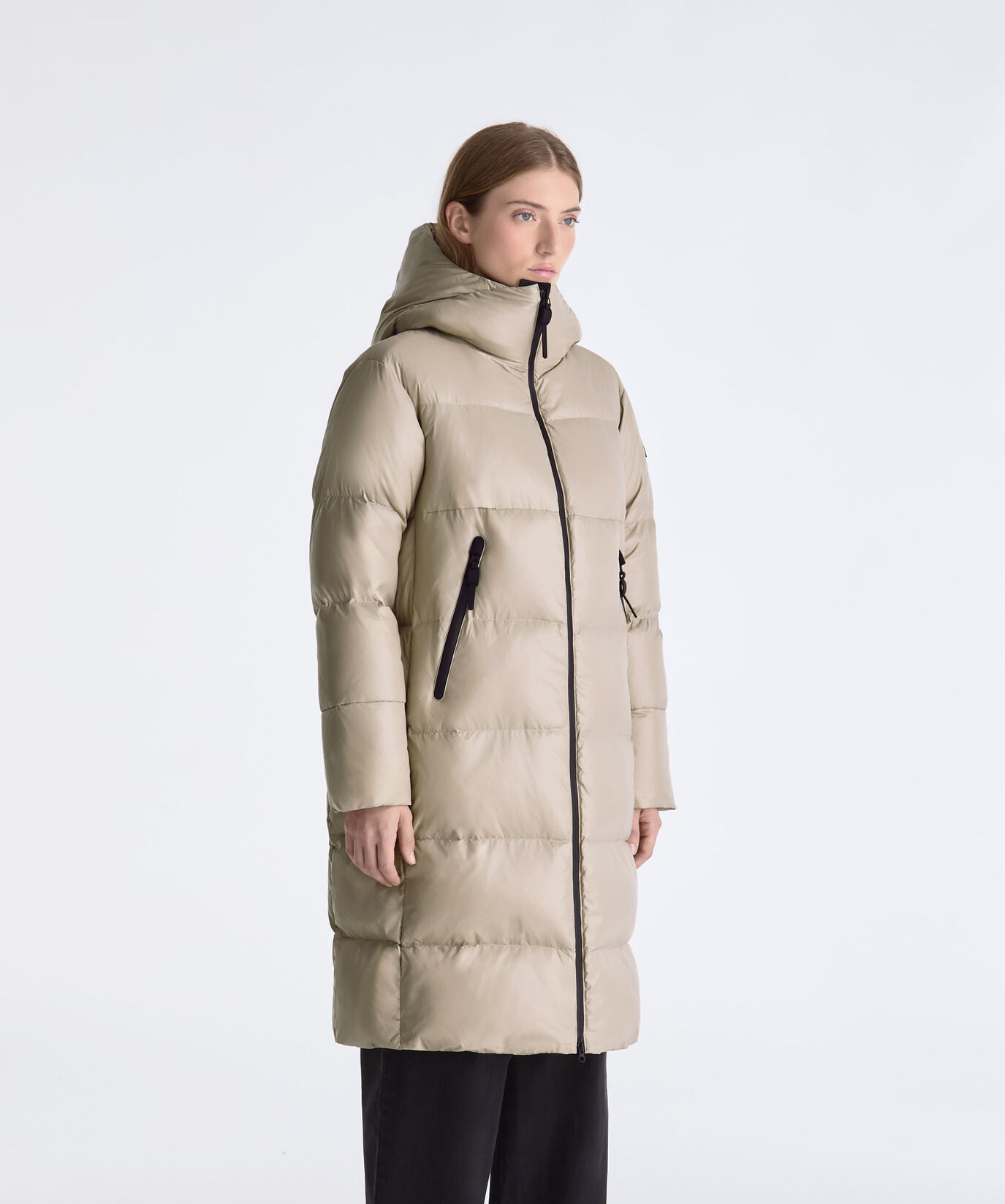 Long Shiny Nylon Down Jacket  Peuterey - large image number 1