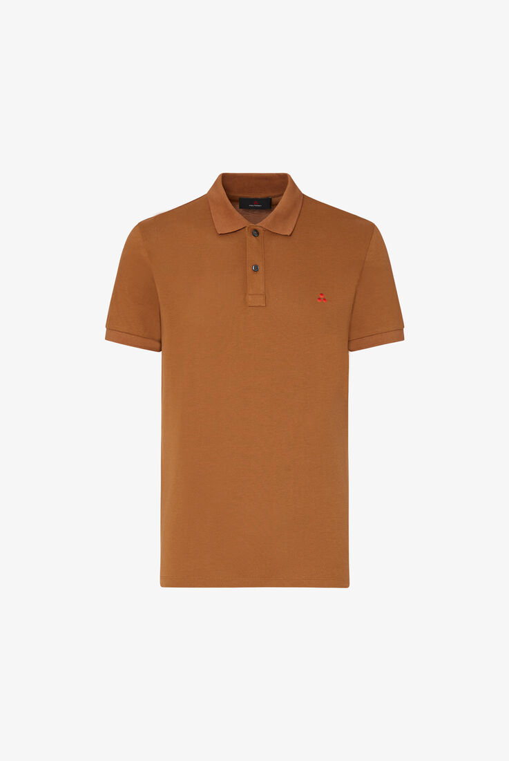Poloshirt aus Baumwoll-Piqu&eacute; mit gesticktem Logo  Peuterey - still-fondo-neutro