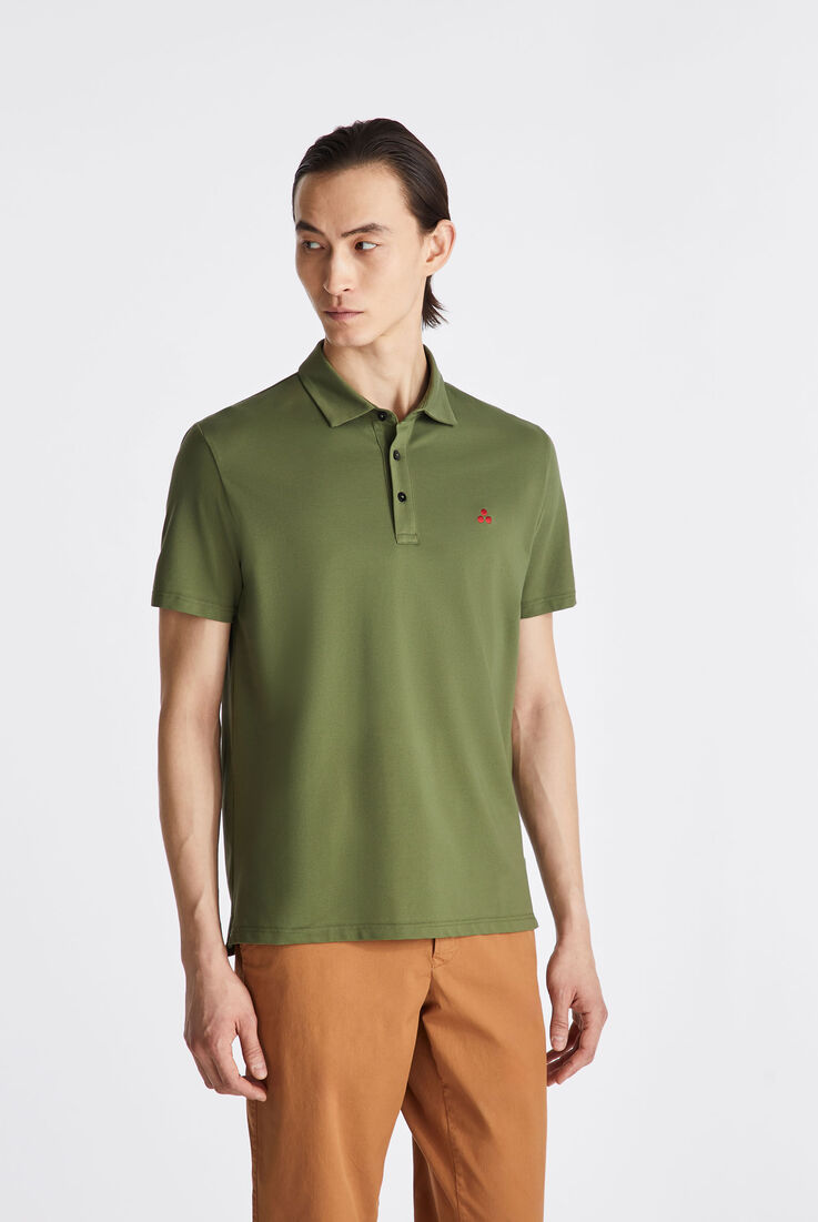 Stretch cotton pique polo shirt  Peuterey - medium