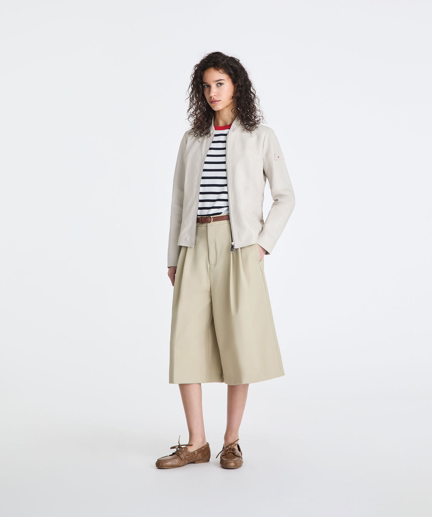 Short dyed Nappa leather biker jacket  Peuterey - large image number 0