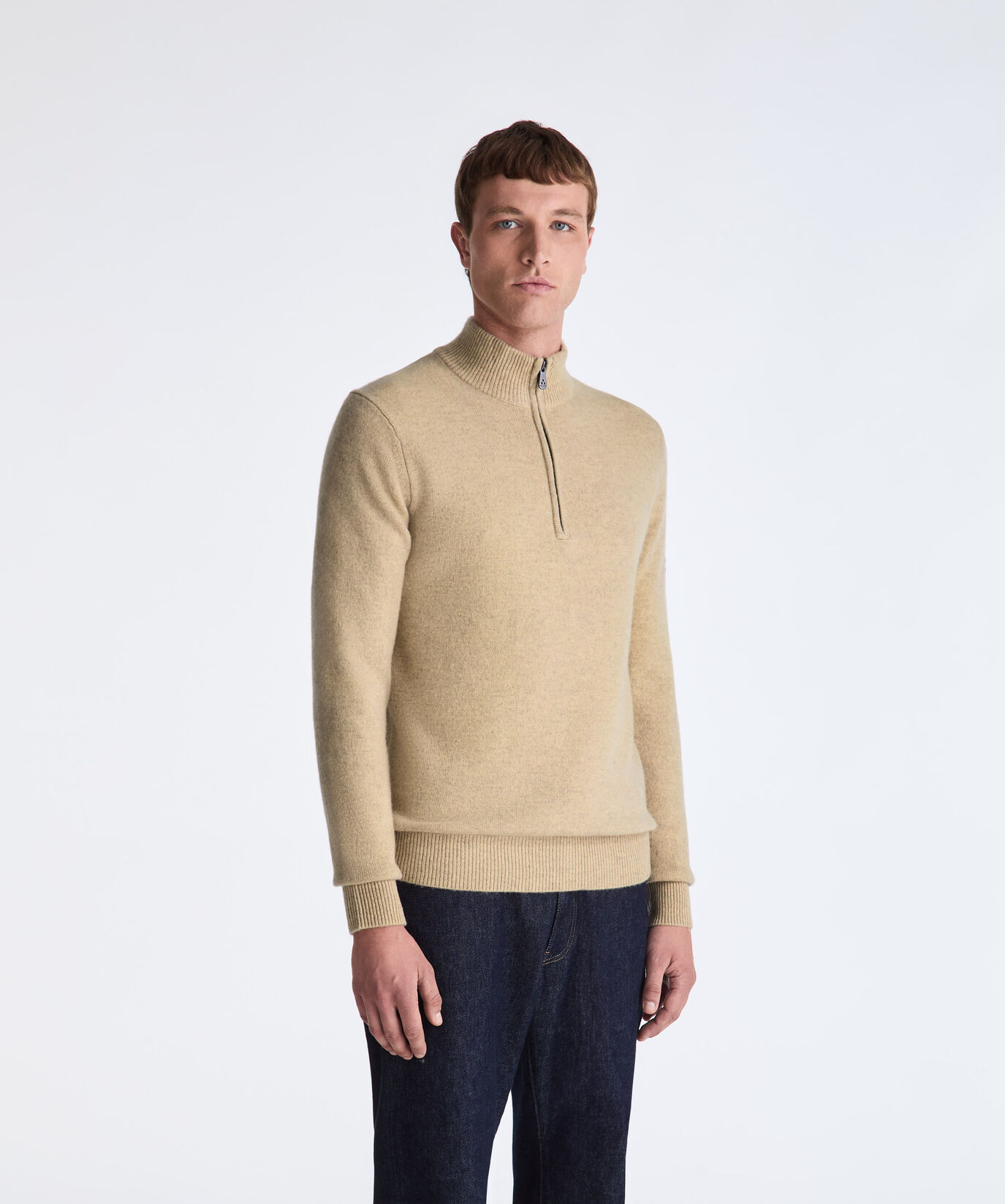 Maglia mezza zip in lana yak  Peuterey - large image number 1