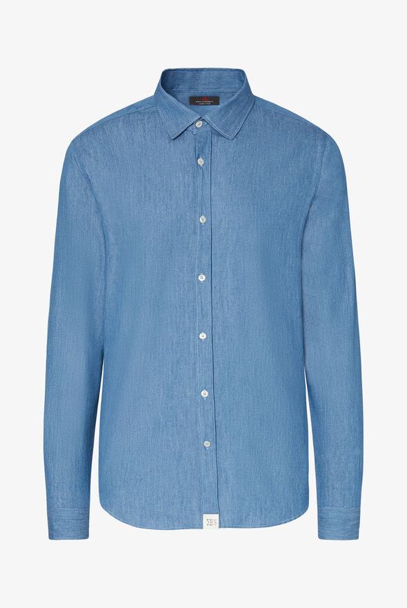 Chemise en chambray de coton  Peuterey - still-fondo-neutro