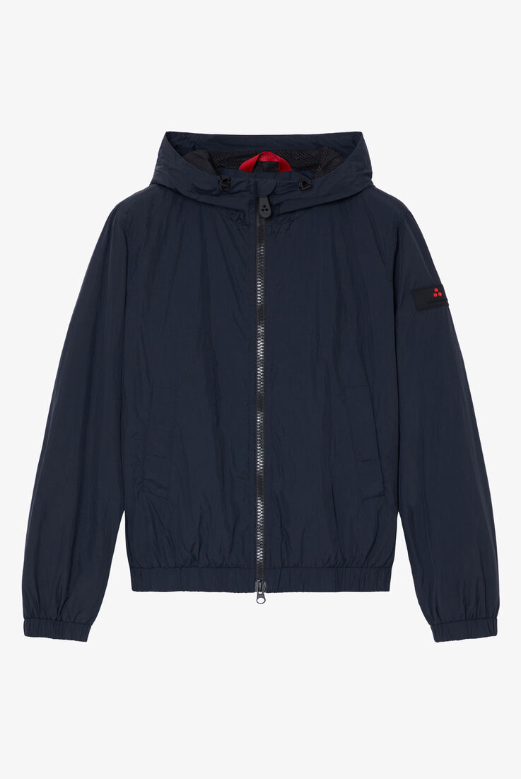 Blouson bomber en toile l&eacute;g&egrave;re de nylon avec capuche  Peuterey - medium