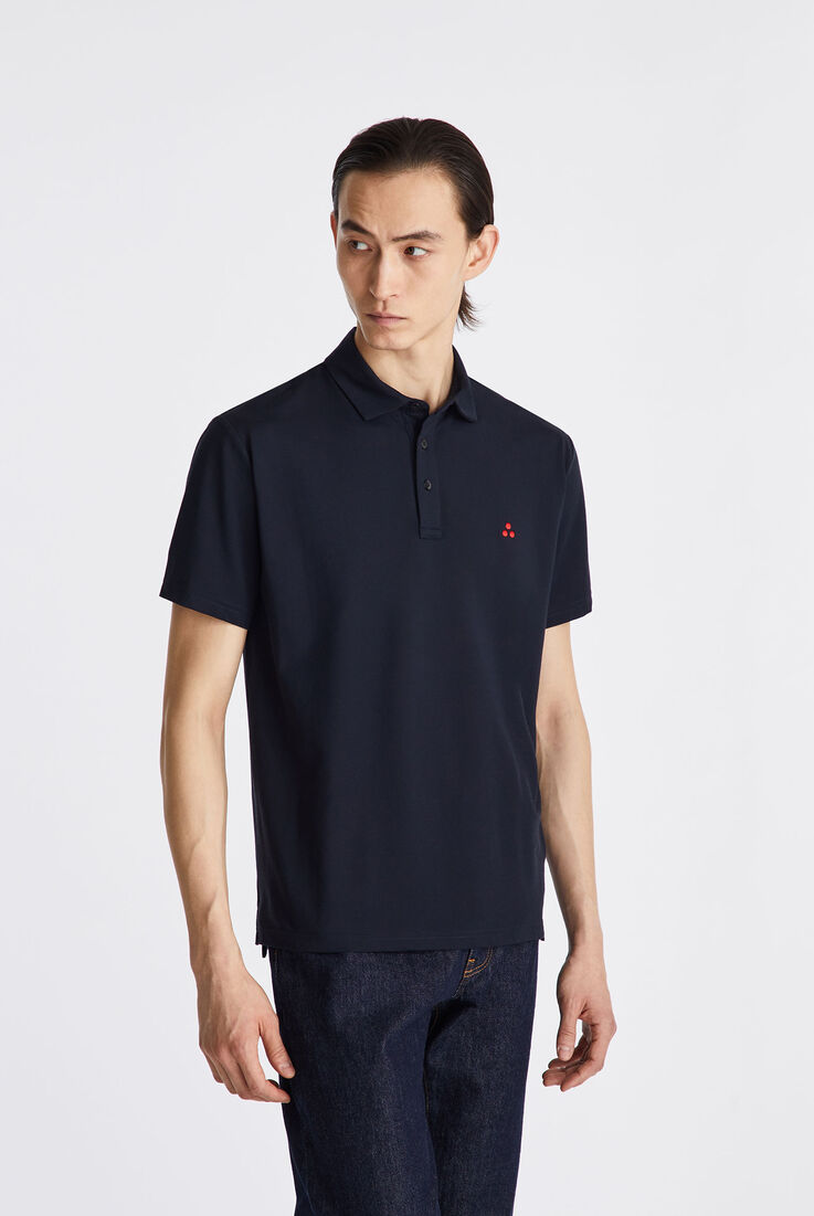 Stretch cotton pique polo shirt  Peuterey - medium