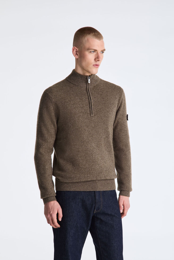 Yak Wool Sweater with Half Zip  Peuterey - medium