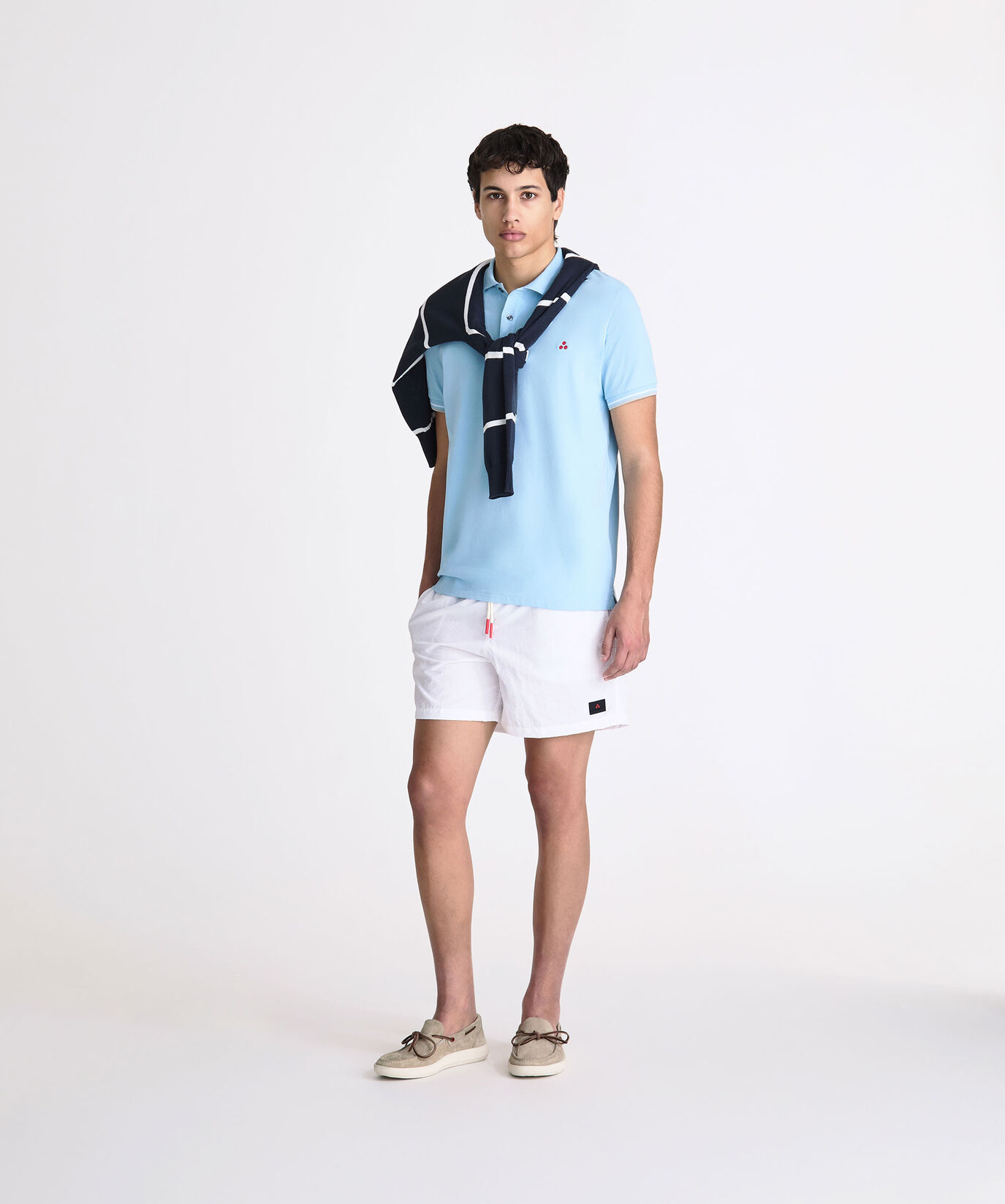 Stretch cotton pique polo shirt  Peuterey - large image number 0