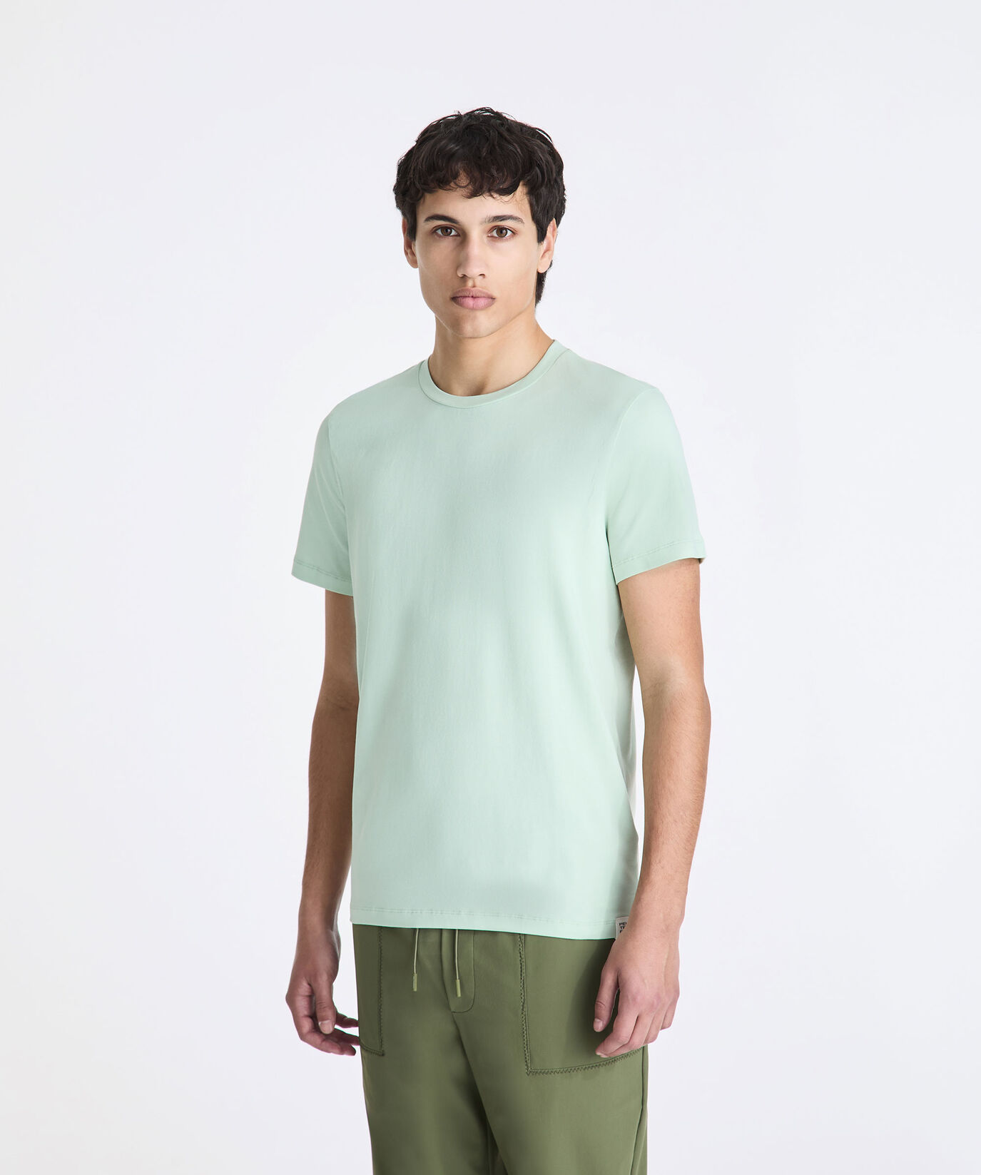 Stretch cotton T-shirt with printed logo  Peuterey - large image number 1