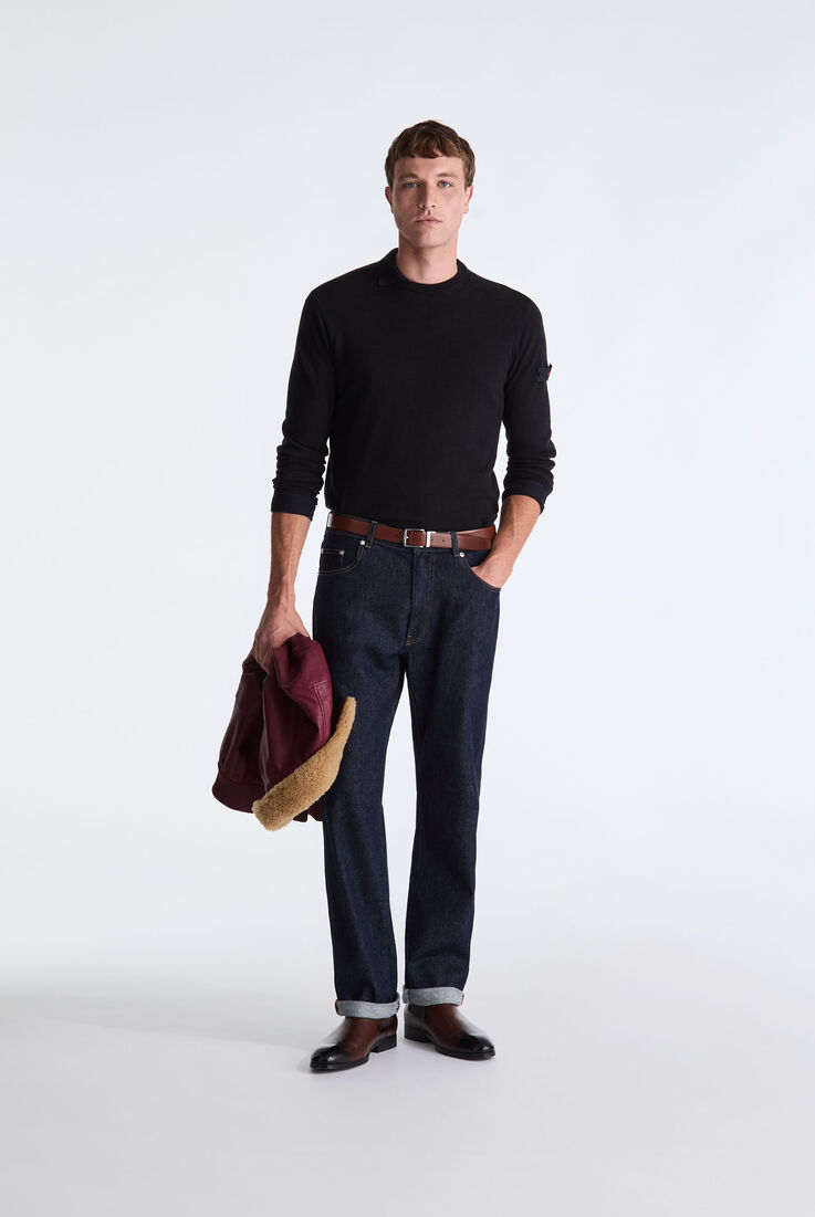 Pull en laine et coton m&eacute;lang&eacute;s  Peuterey - medium