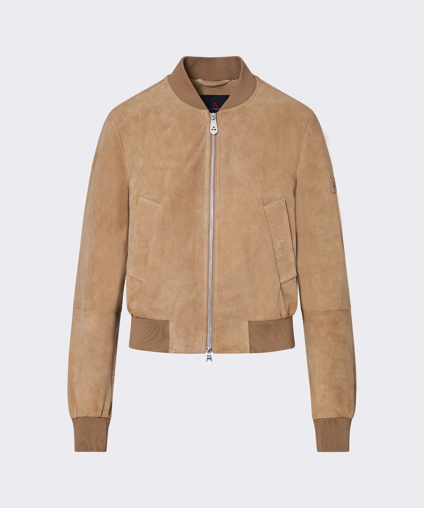 Blouson bomber court en daim  Peuterey - large