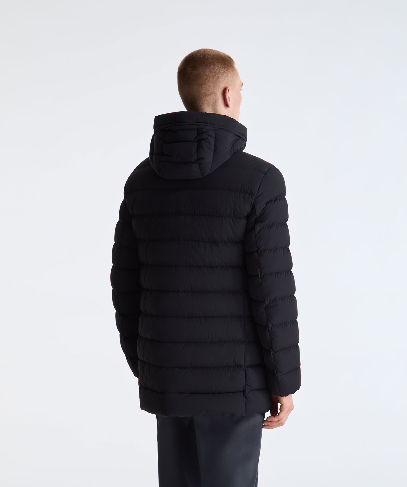 Long Matte Nylon Down Jacket  Peuterey - large