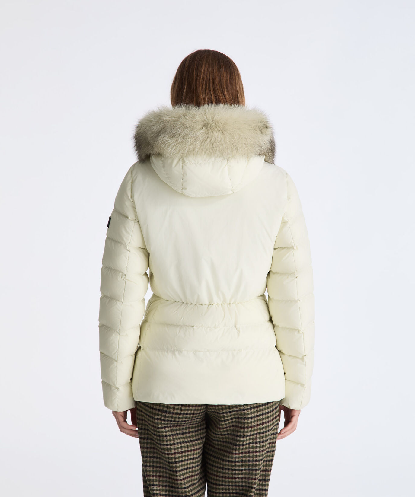 Short Hooded Down Jacket with Fur  Peuterey - large