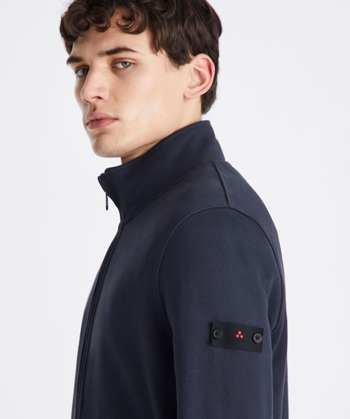 Sweatshirt with stand-up collar and full zip  Peuterey - large image number 4