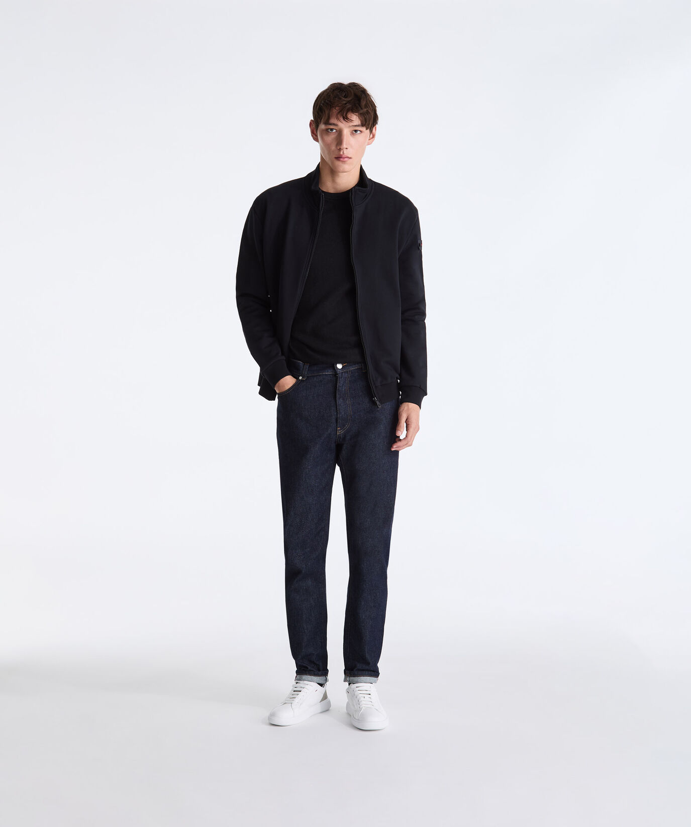 Full-Zip Sweatshirt with Stand-Up Collar  Peuterey - large image number 0