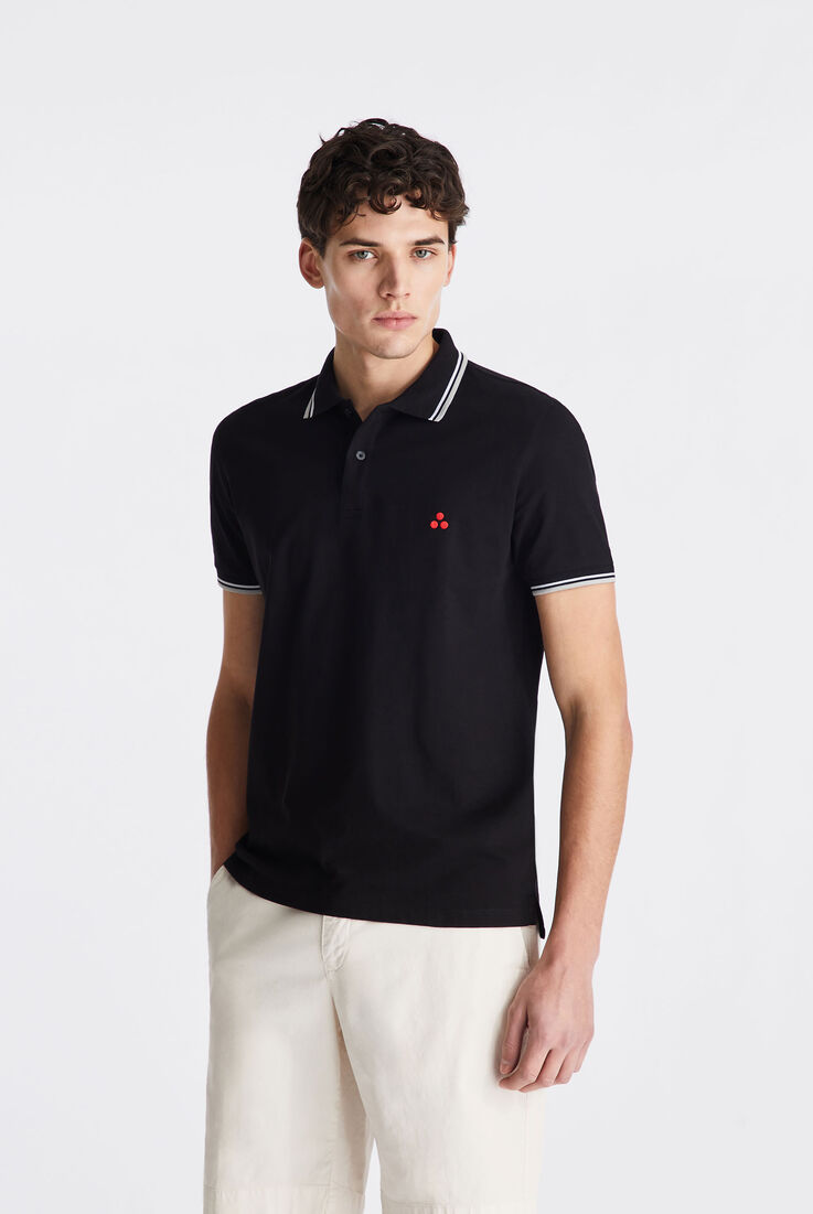 Stretch cotton pique polo shirt  Peuterey - medium