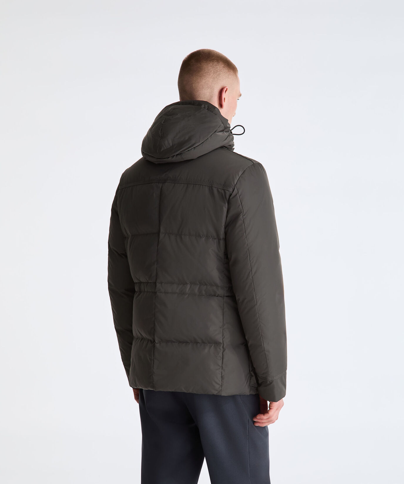 Taffeta Field Jacket with Fur Hood  Peuterey - large