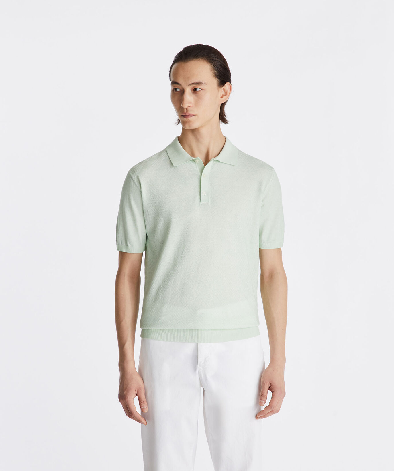 Garment-dyed cotton knit polo shirt  Peuterey - large image number 1