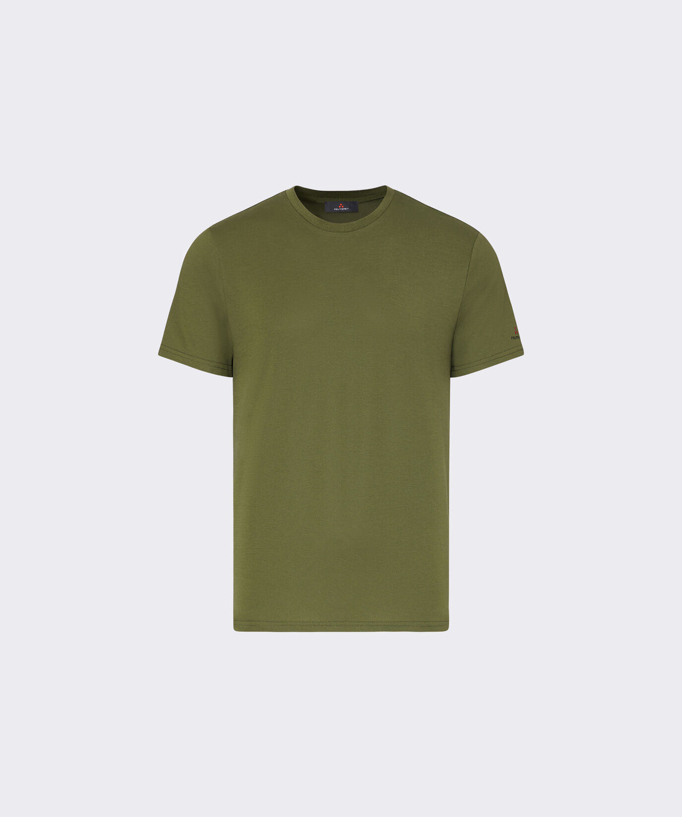 Stretch cotton and silk pique t-shirt  Peuterey - large image number 4