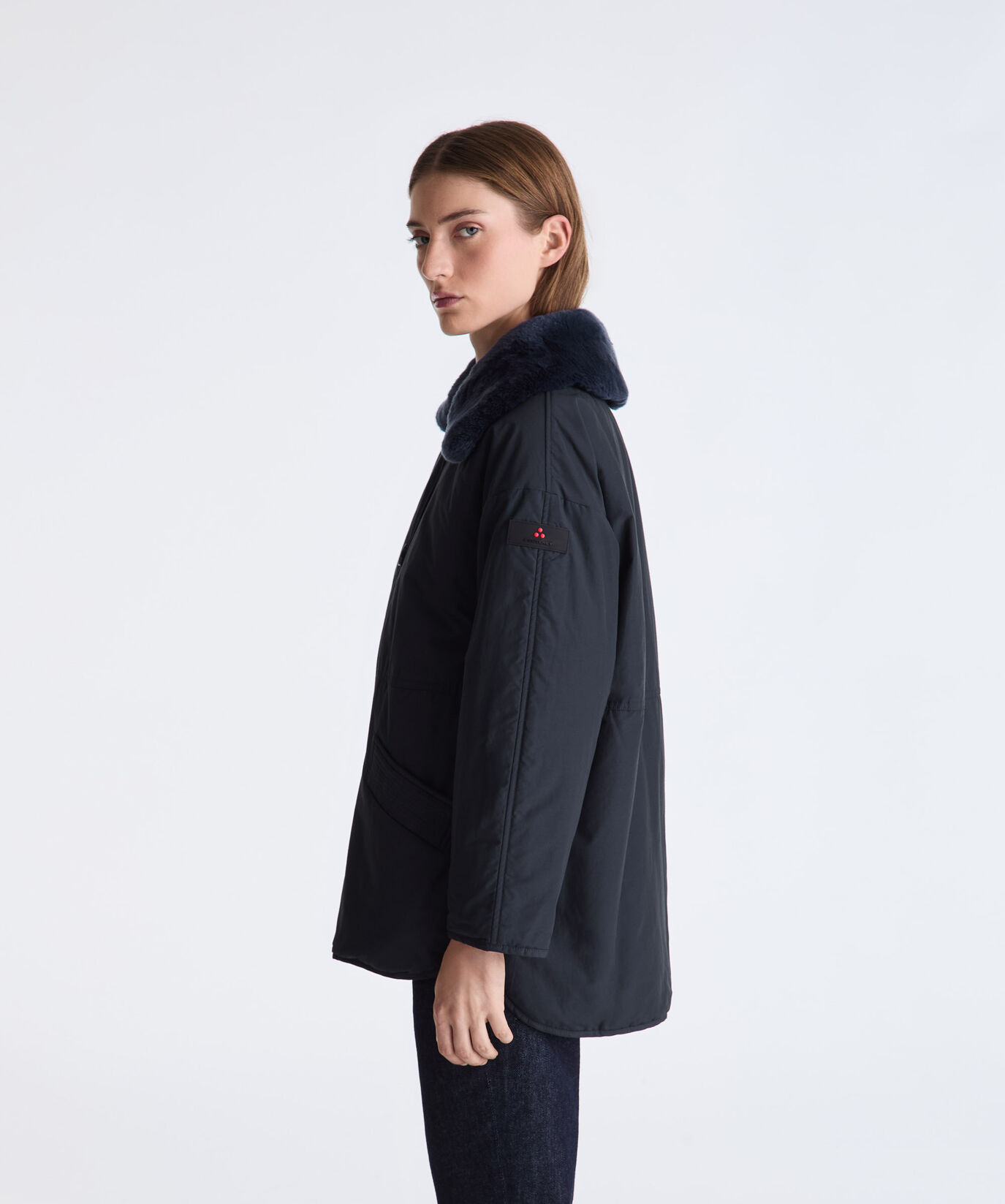 Chaqueta reversible con cuello de pelo extra&iacute;ble  Peuterey - large