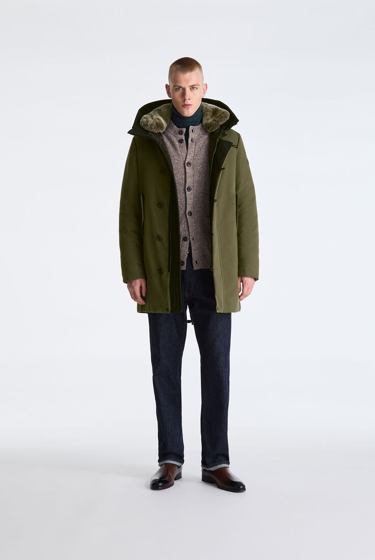 Funktionaler Parka mit Pelzbesatz  Peuterey - medium