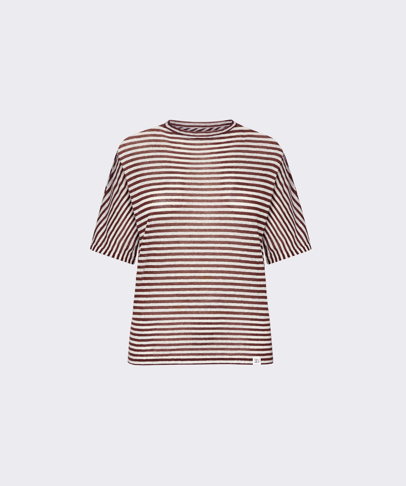 Linen blend striped T-shirt  Peuterey - large