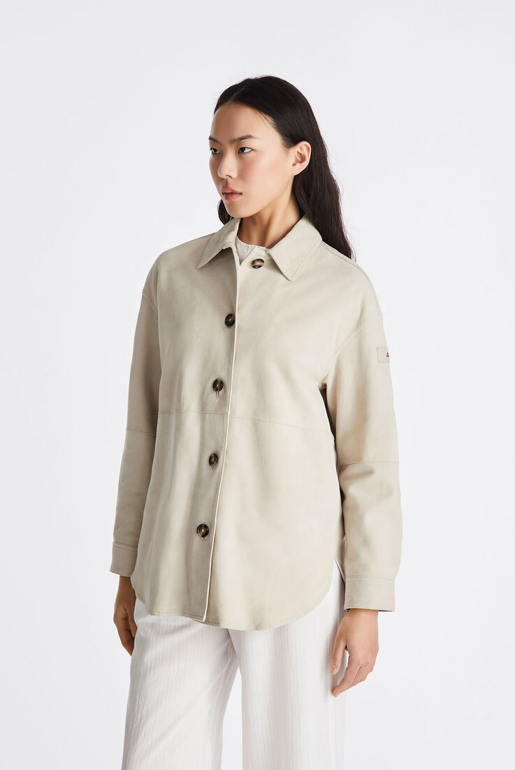 Oversize-Hemd aus Wildleder  Peuterey - medium