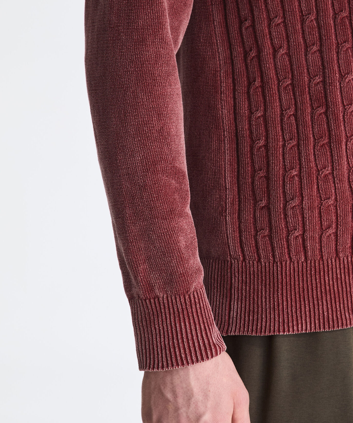Chenille Cable Knit Sweater  Peuterey - large