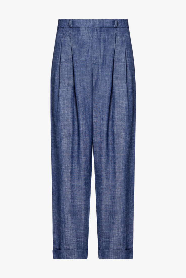 Lyocel and linen blend denim trousers  Peuterey - still-fondo-neutro