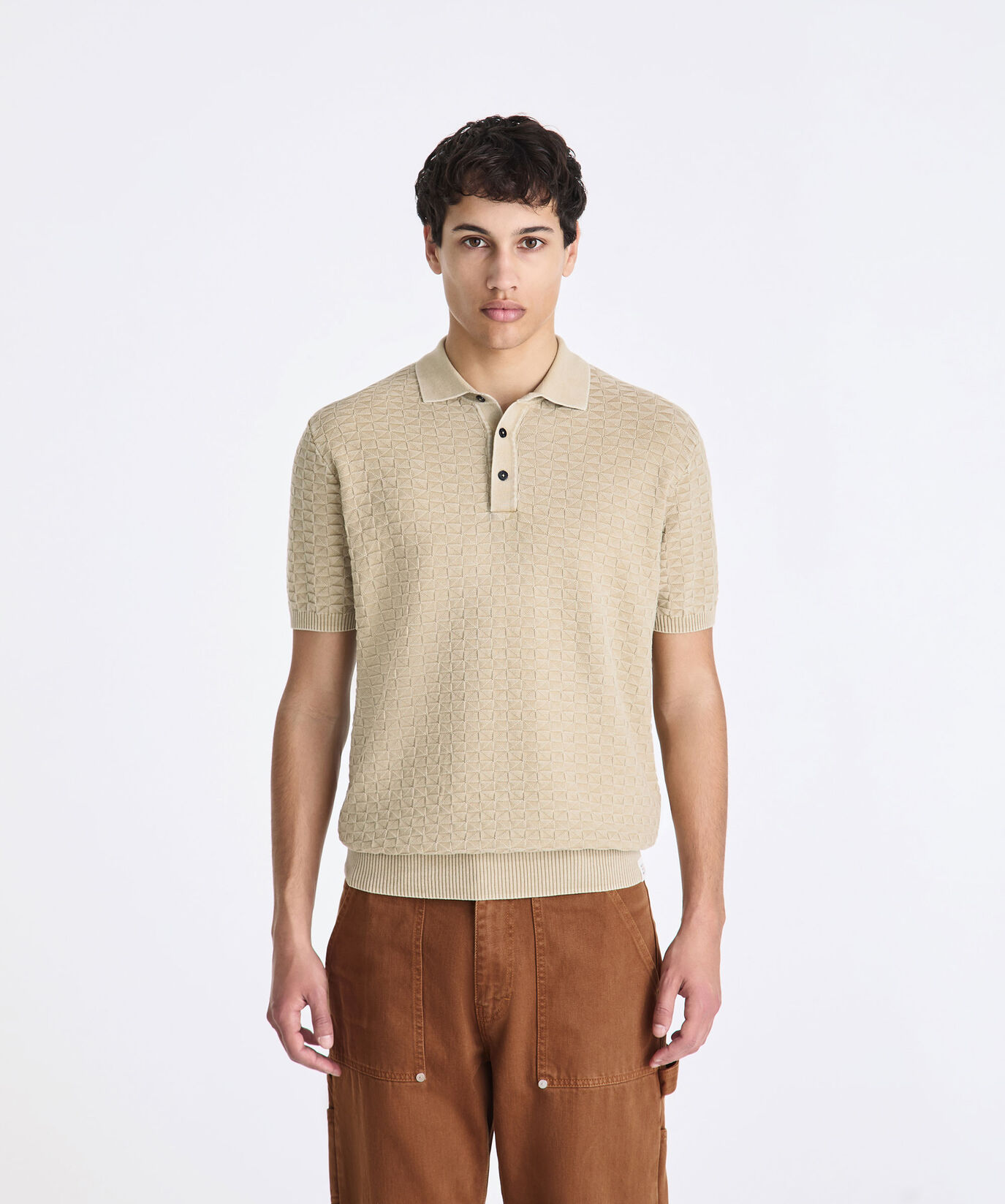 Polo shirt with geometric pattern  Peuterey - large image number 1