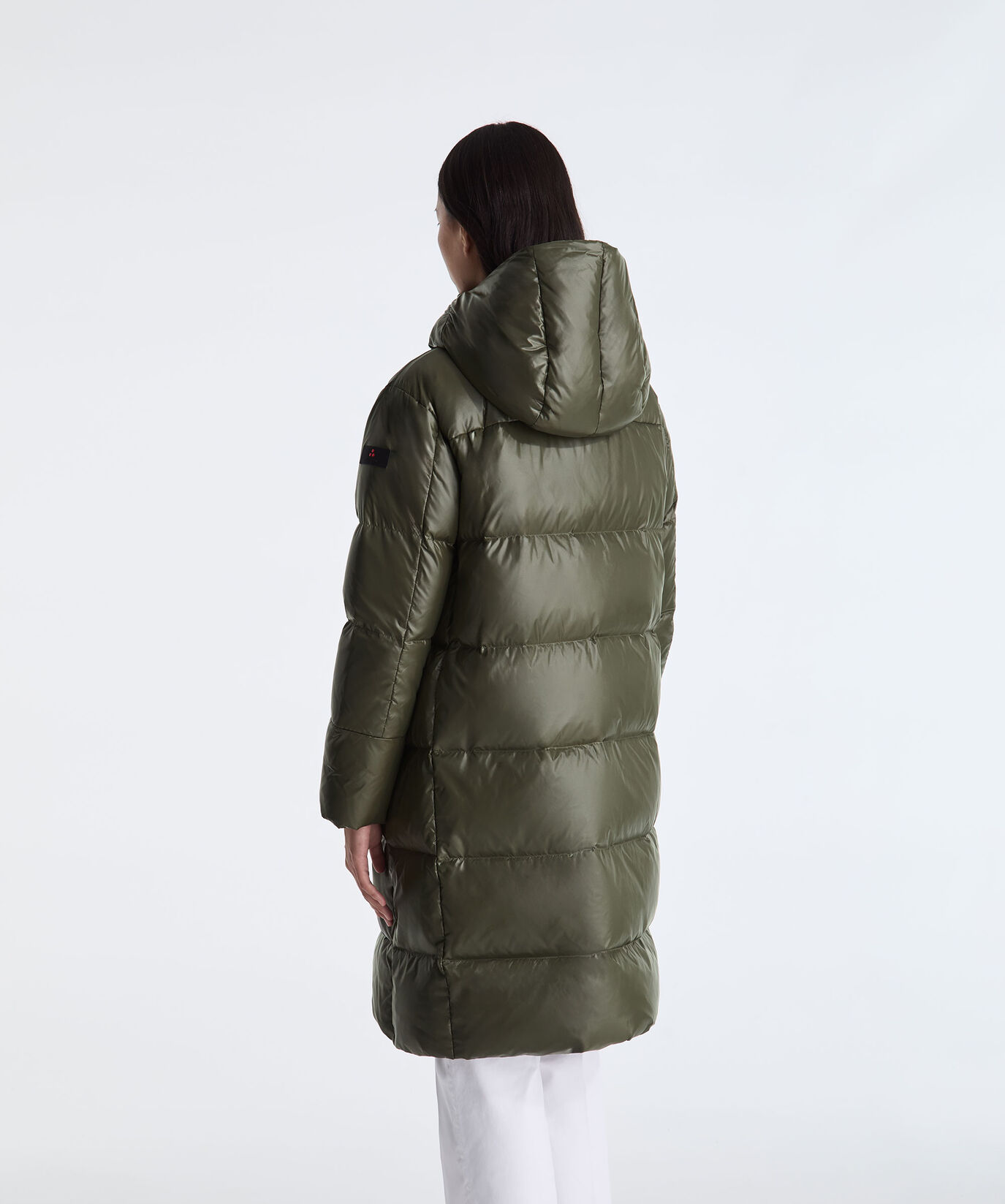 Long Shiny Nylon Down Jacket  Peuterey - large image number 2