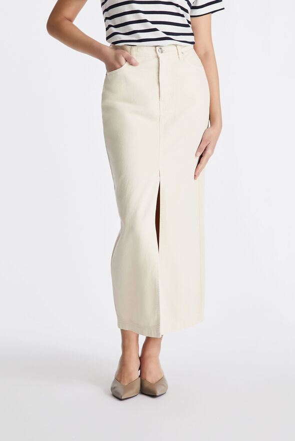 Cotton skirt with front slit  Peuterey - medium