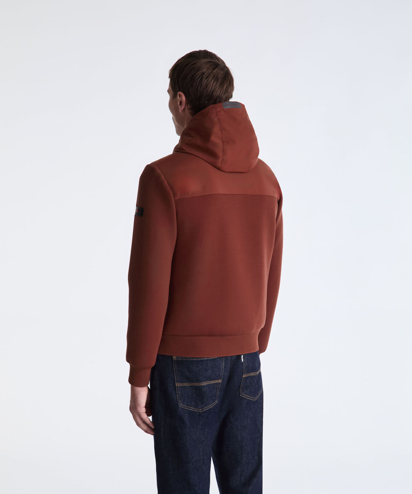 Gef&uuml;ttertes Hybrid-Sweatshirt aus zwei Stoffen  Peuterey - large