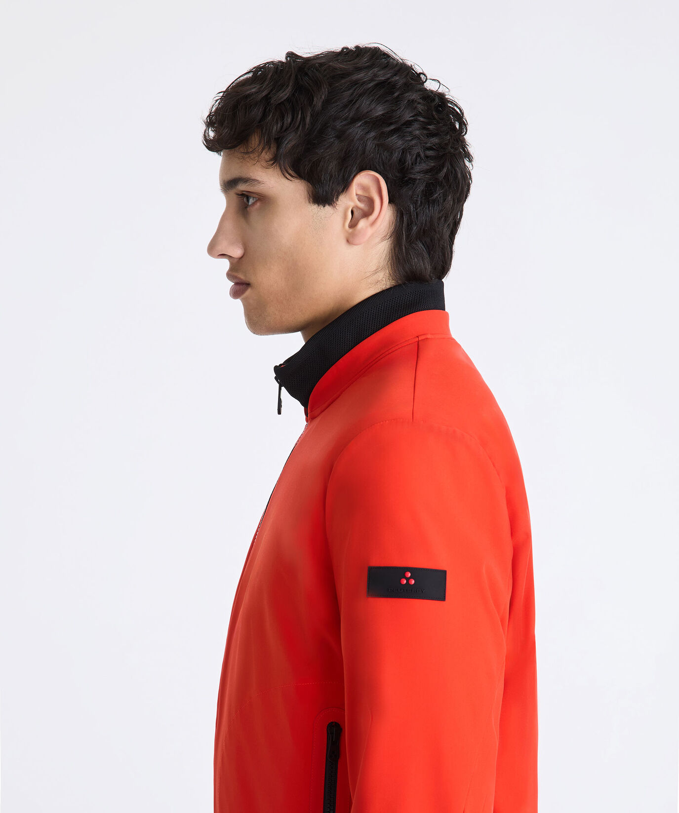 Bomber jacket with contrasting black details  Peuterey - large