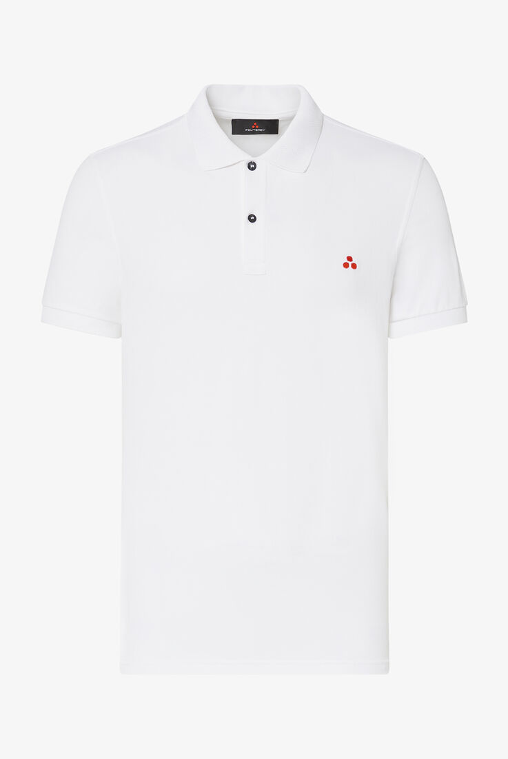 Polo en piqu&eacute; stretch de nylon  Peuterey - still-fondo-neutro