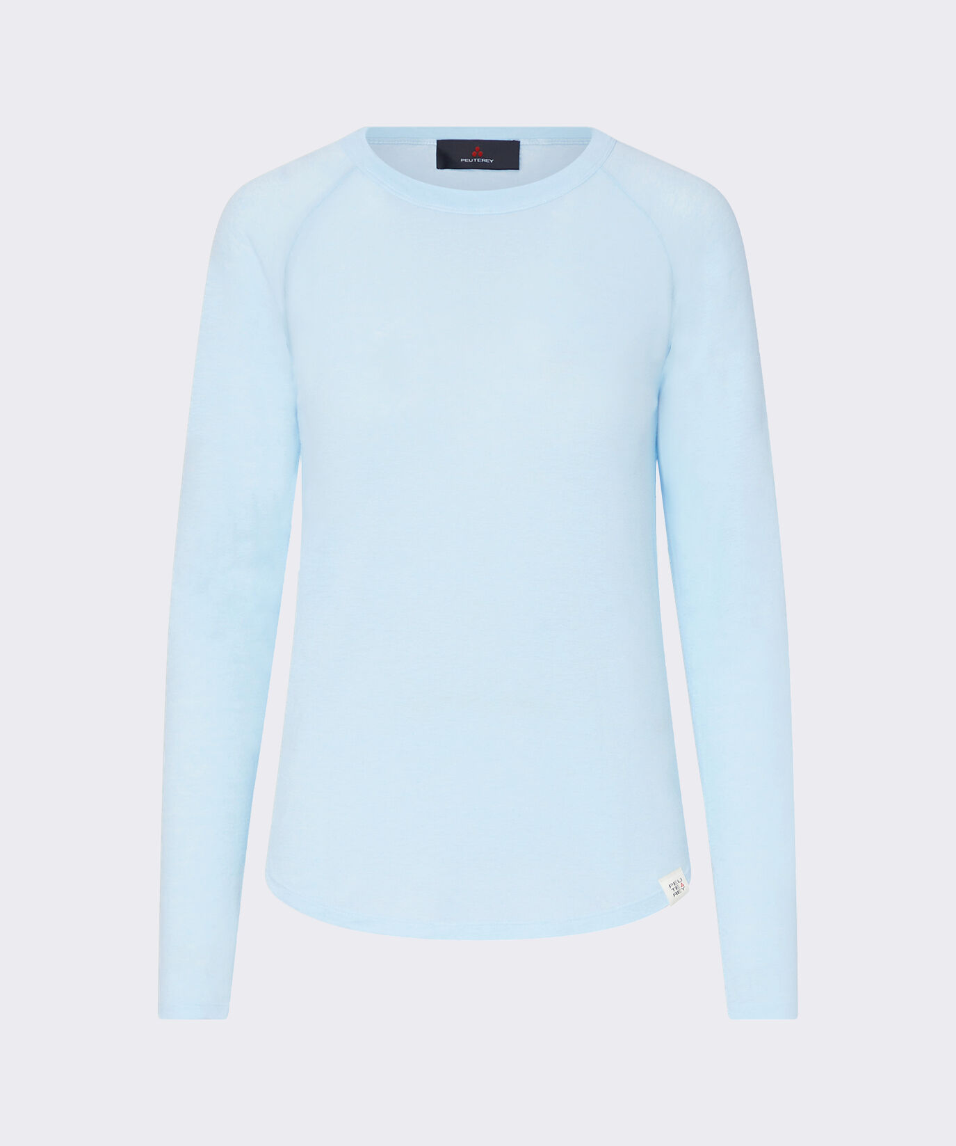 T-shirt &agrave; manches longues en lin m&eacute;lang&eacute;  Peuterey - large