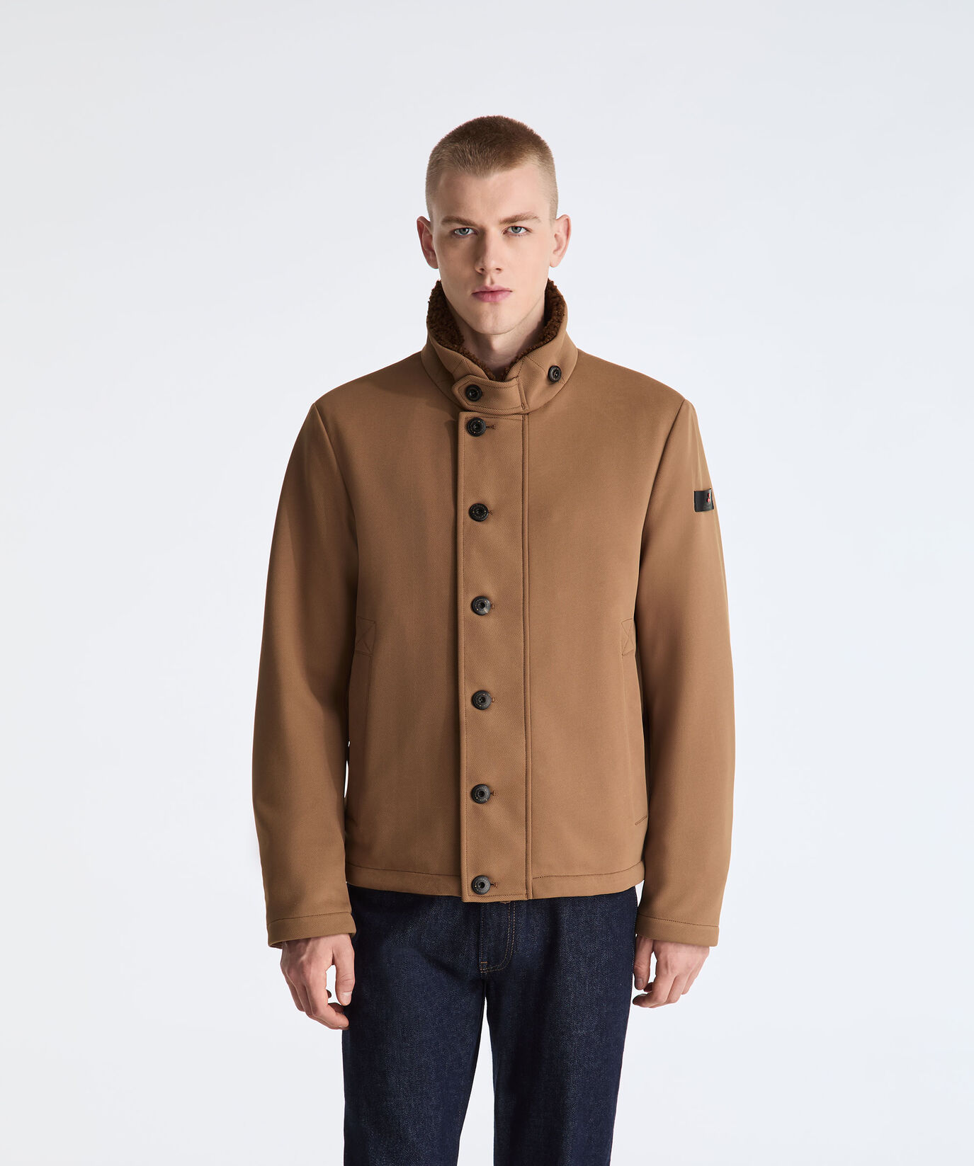 Short Jacket with Faux Fur Lining  Peuterey - large image number 1
