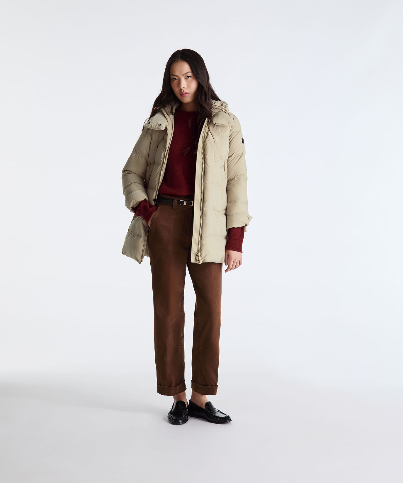 Down jacket with contrasting hood  Peuterey - large image number 0