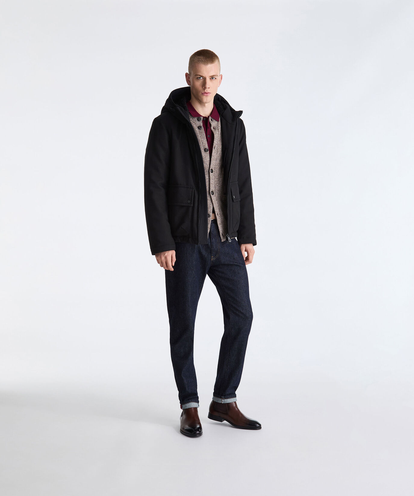 Jacket with Faux Fur Hood  Peuterey - large image number 0