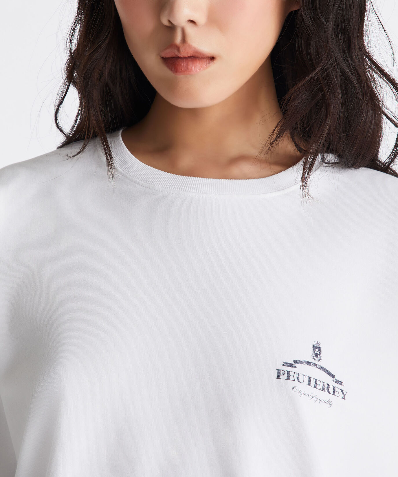 T-shirt avec imprim&eacute; sur la poitrine  Peuterey - large