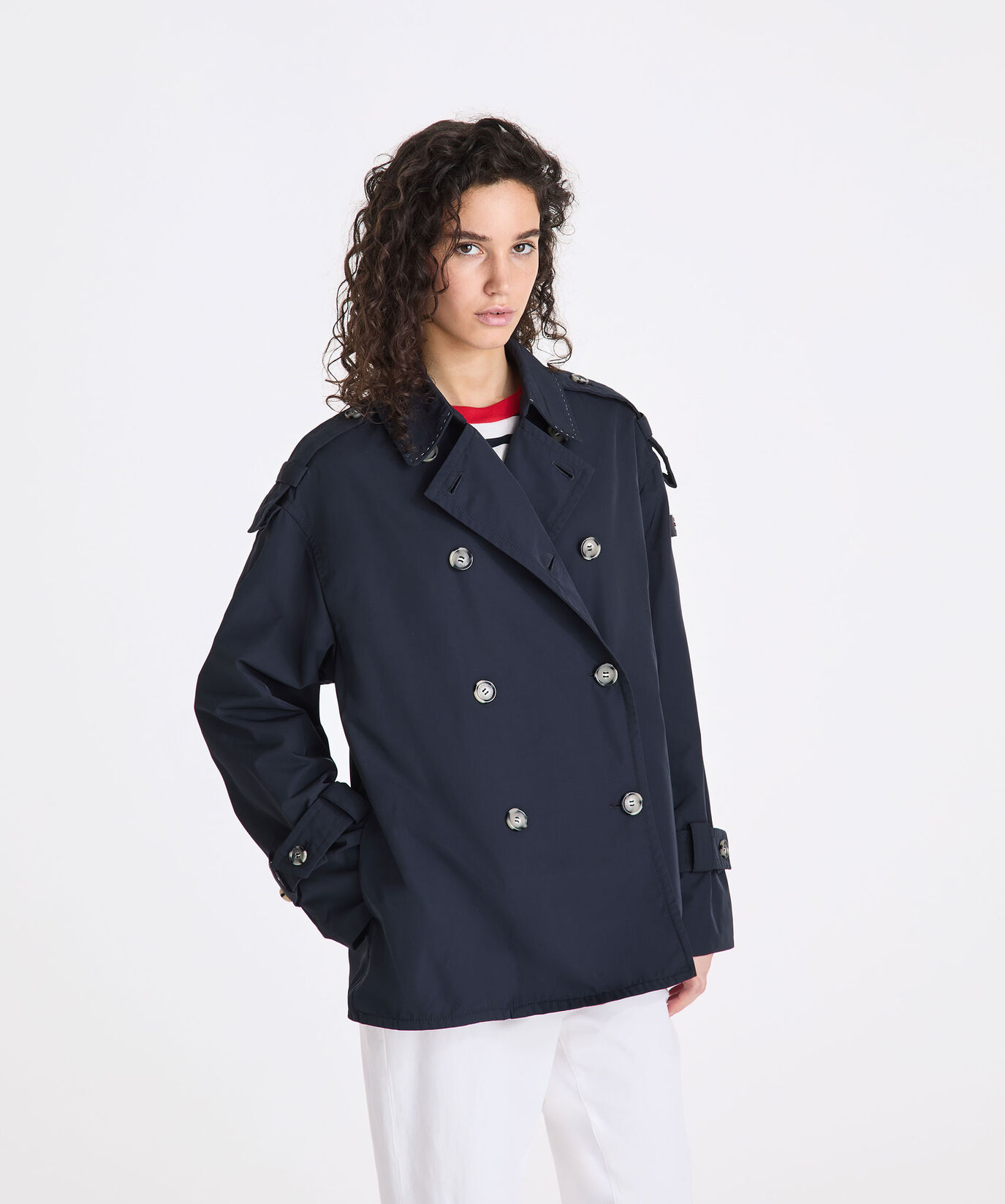 Short double-breasted trench coat  Peuterey - large image number 1