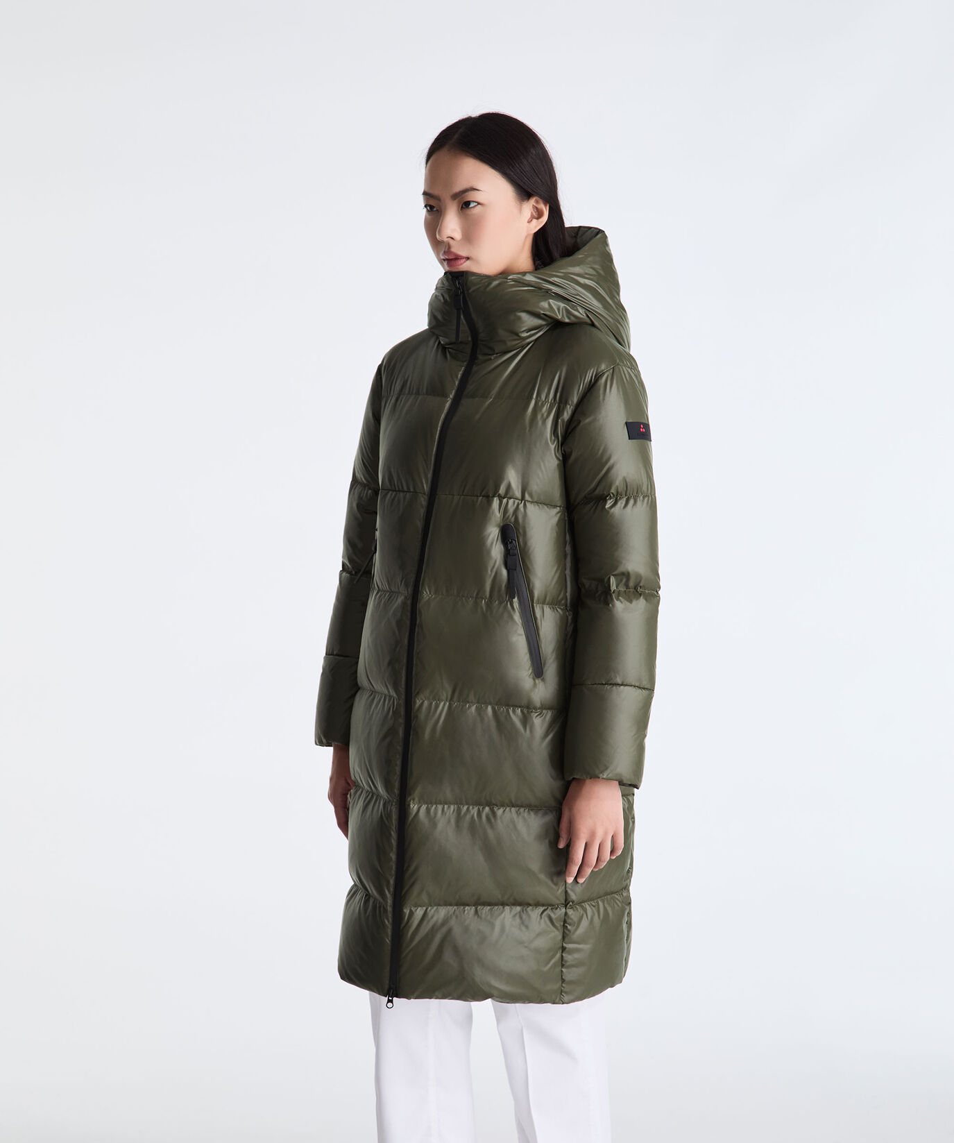 Long Shiny Nylon Down Jacket  Peuterey - large image number 1