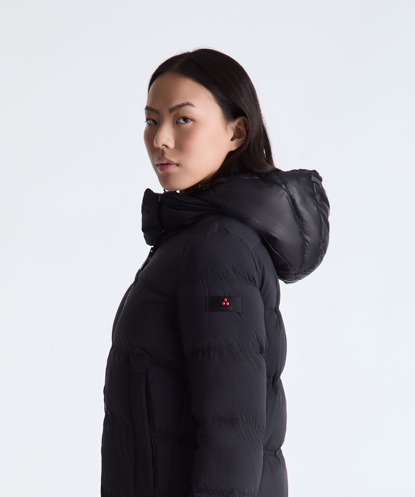 Down jacket with contrasting hood  Peuterey - large