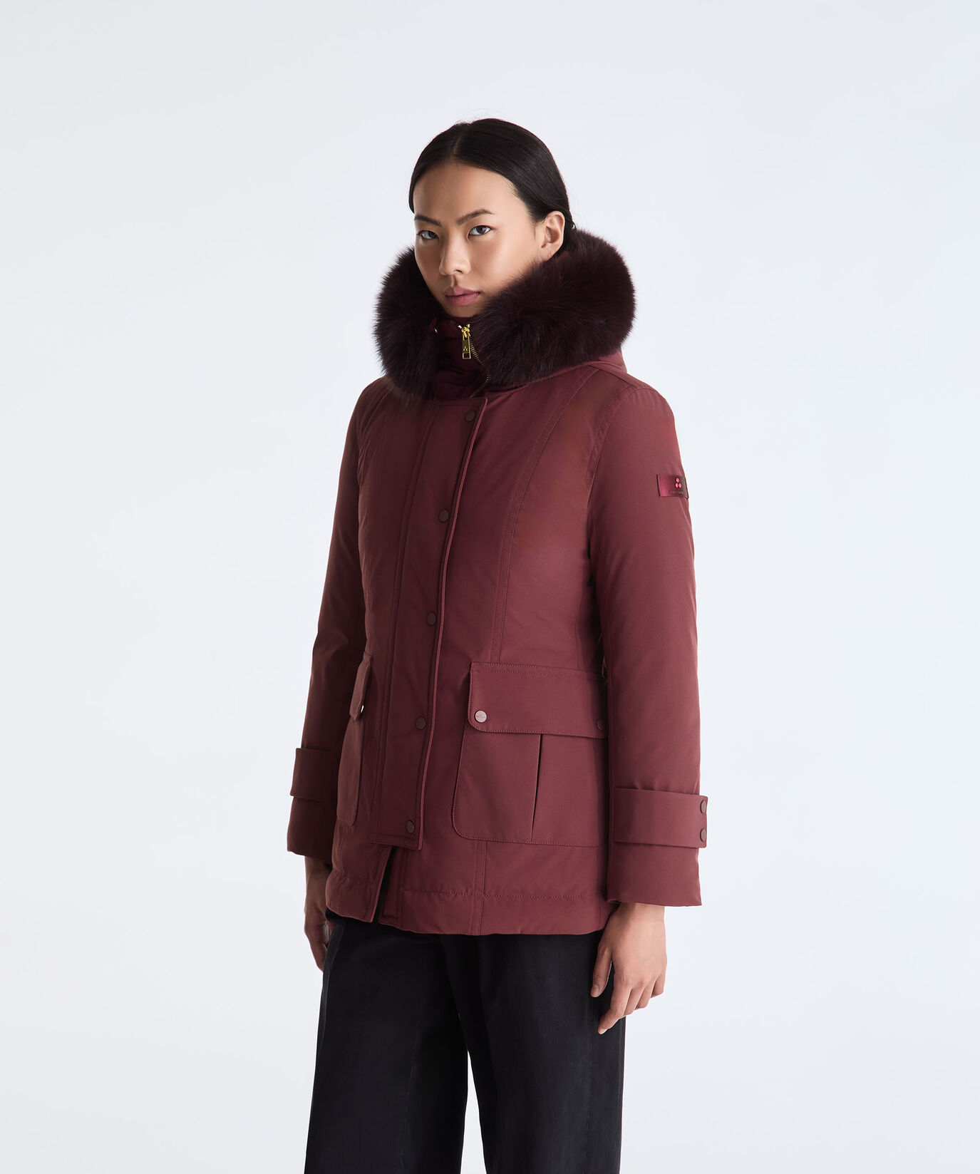 Short Jacket with Fox Fur  Peuterey - large image number 1