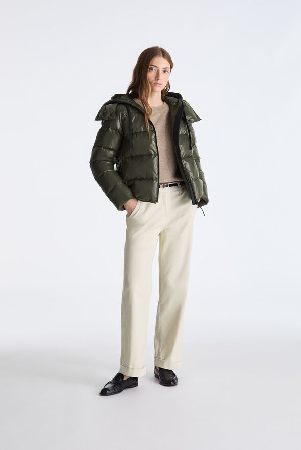 Pufferjacke aus gl&auml;nzendem Nylon  Peuterey - medium
