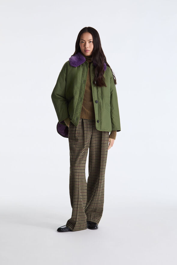 Reversible Jacket with Detachable Fur Collar  Peuterey - medium