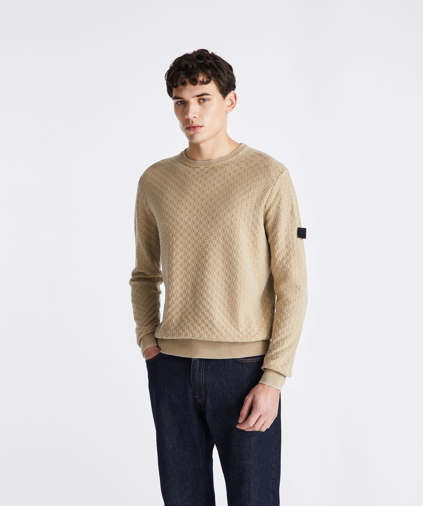 Geometric knit sweater  Peuterey - large image number 1