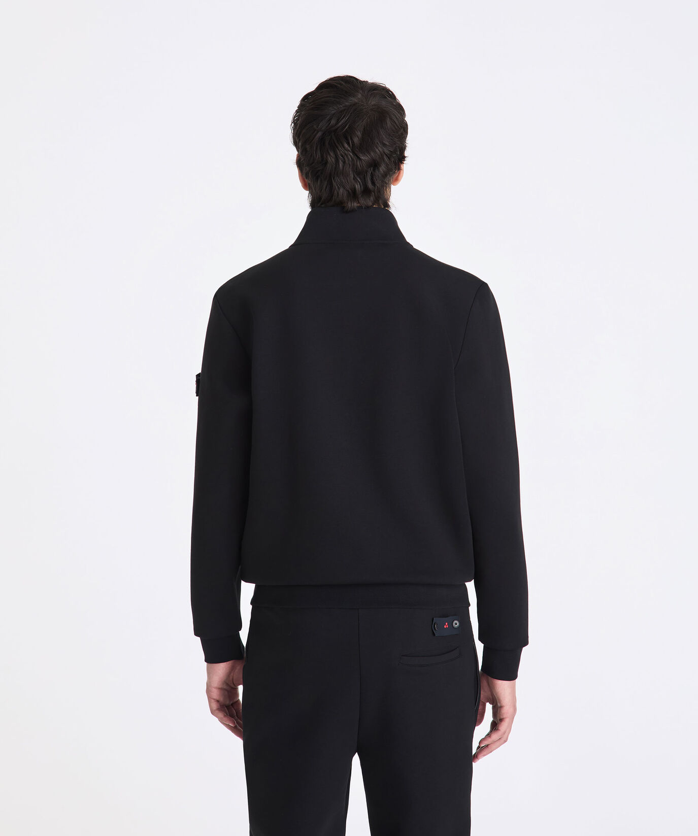 Felpa con tasche con nastrature gommate  Peuterey - large