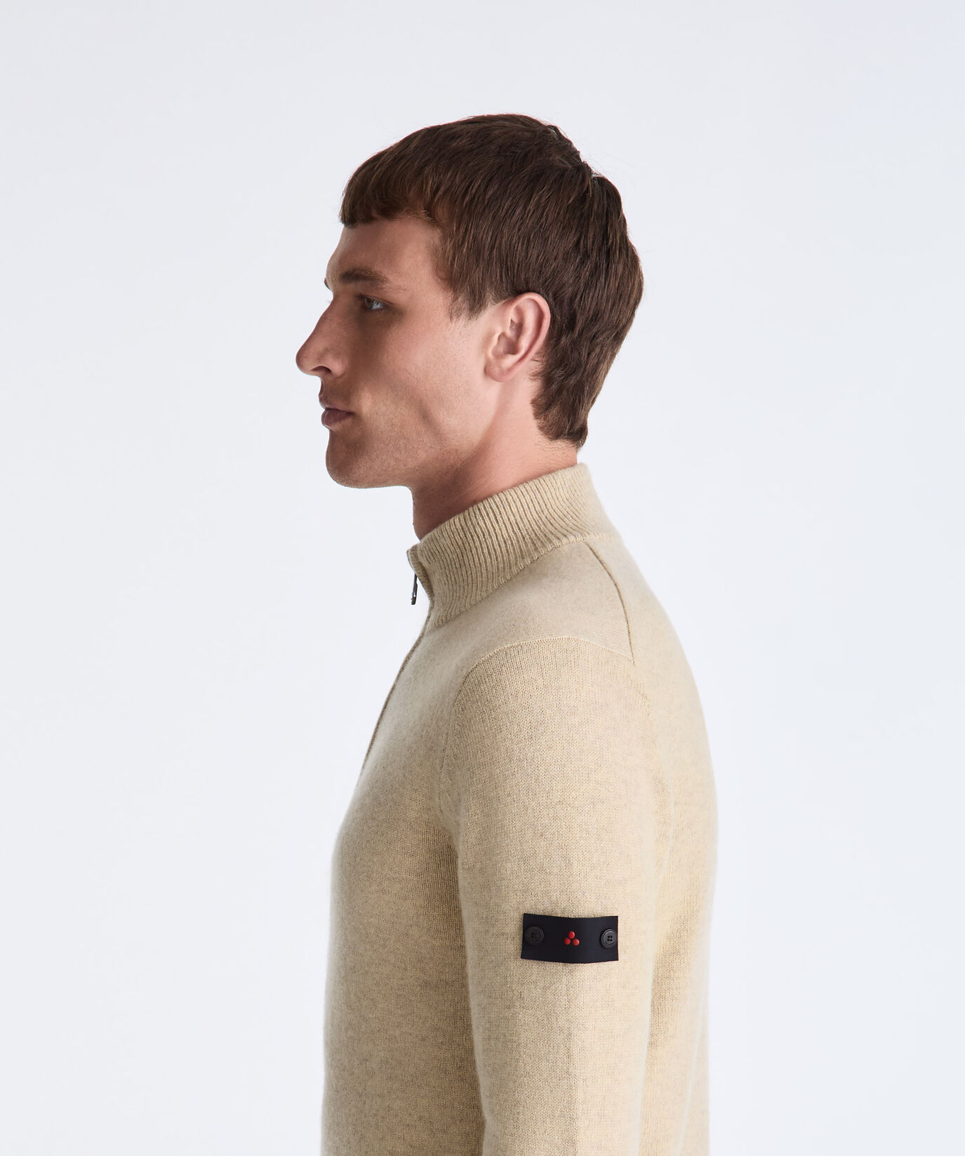 Yak Wool Sweater with Half Zip  Peuterey - large